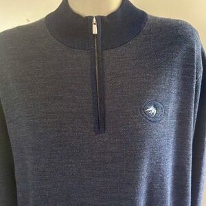 BMW Champoinship Golf Castle Pines 2024 Peter Millar Quarter Zip Sweater BONUS